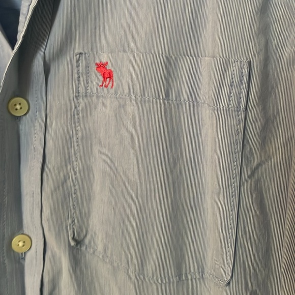 Abercrombie Blue Button Down - Picture 3 of 4